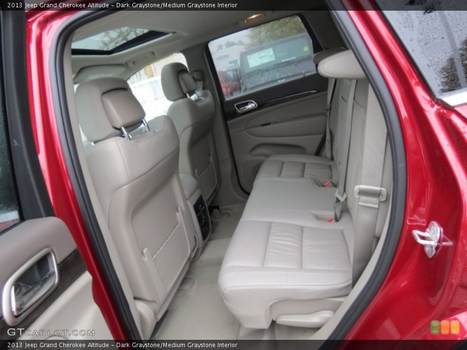 Dark Graystone/Medium Graystone Interior Rear Seat for the 2013 Jeep Grand Cherokee Altitude #73624250