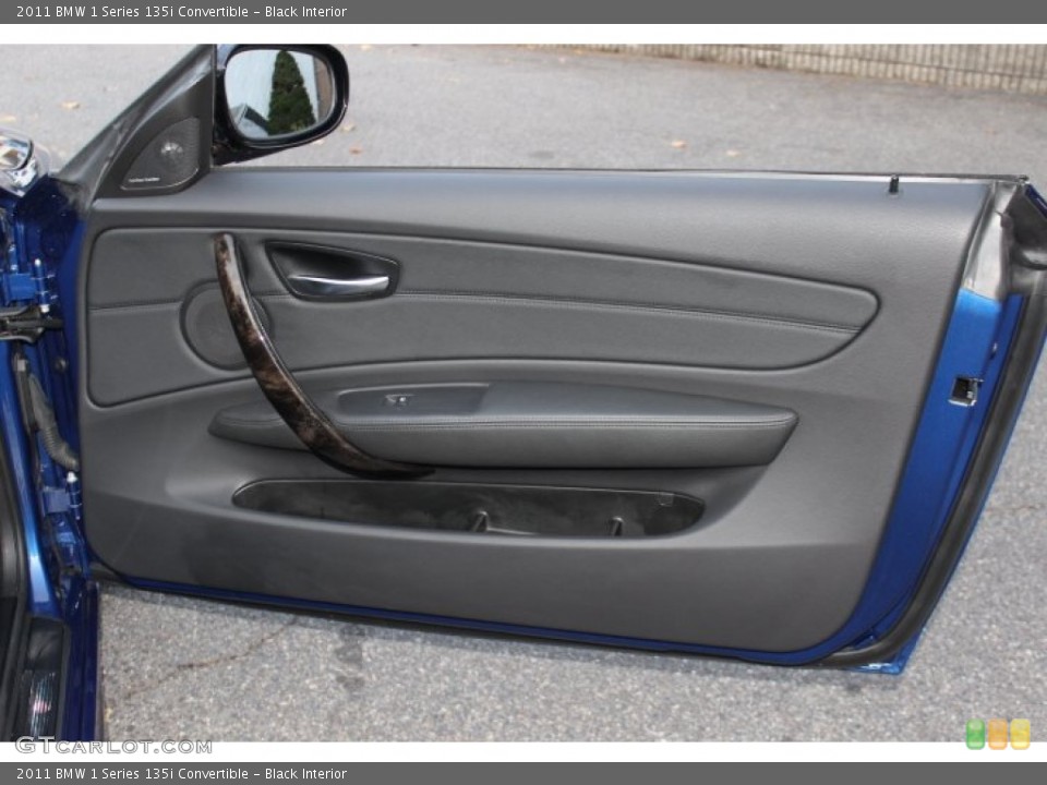 Black Interior Door Panel for the 2011 BMW 1 Series 135i Convertible #73624597