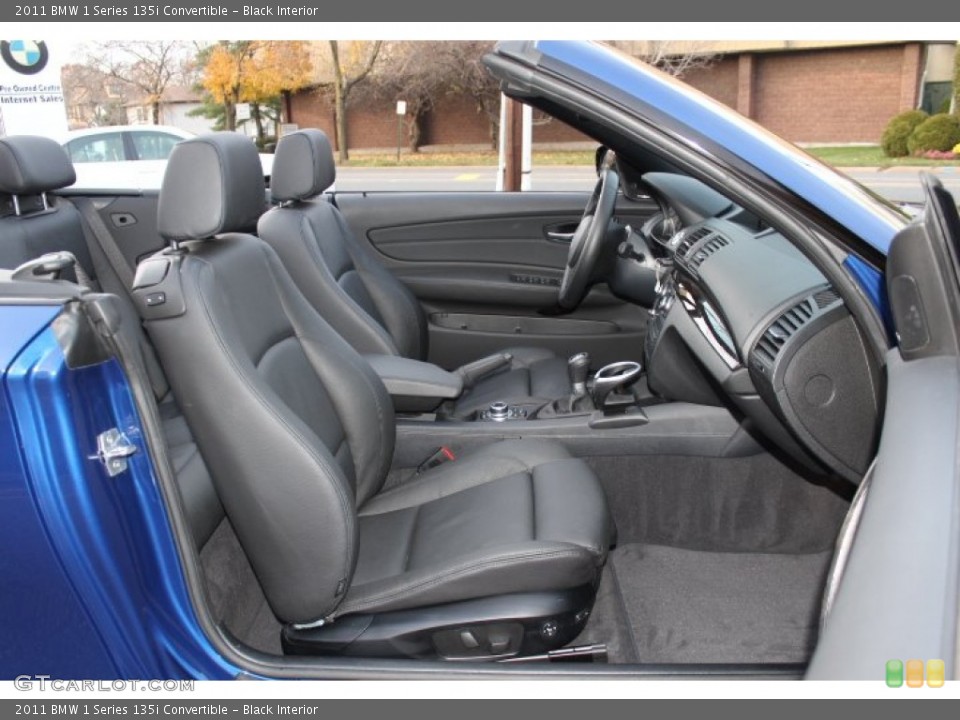 Black Interior Photo for the 2011 BMW 1 Series 135i Convertible #73624637