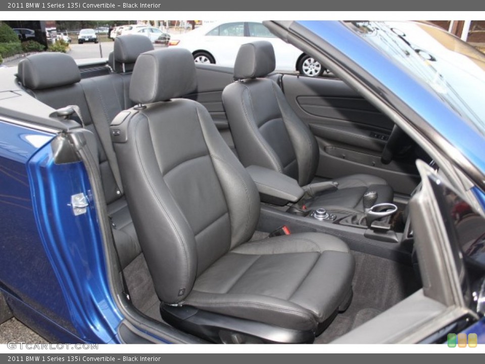Black Interior Photo for the 2011 BMW 1 Series 135i Convertible #73624645