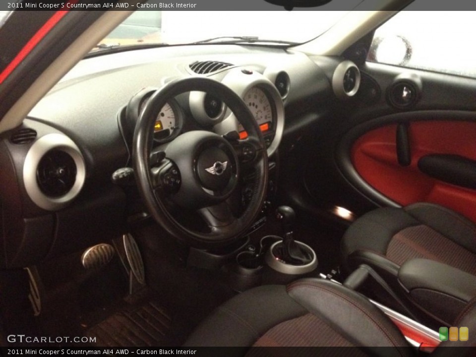 Carbon Black Interior Photo for the 2011 Mini Cooper S Countryman All4 AWD #73625111