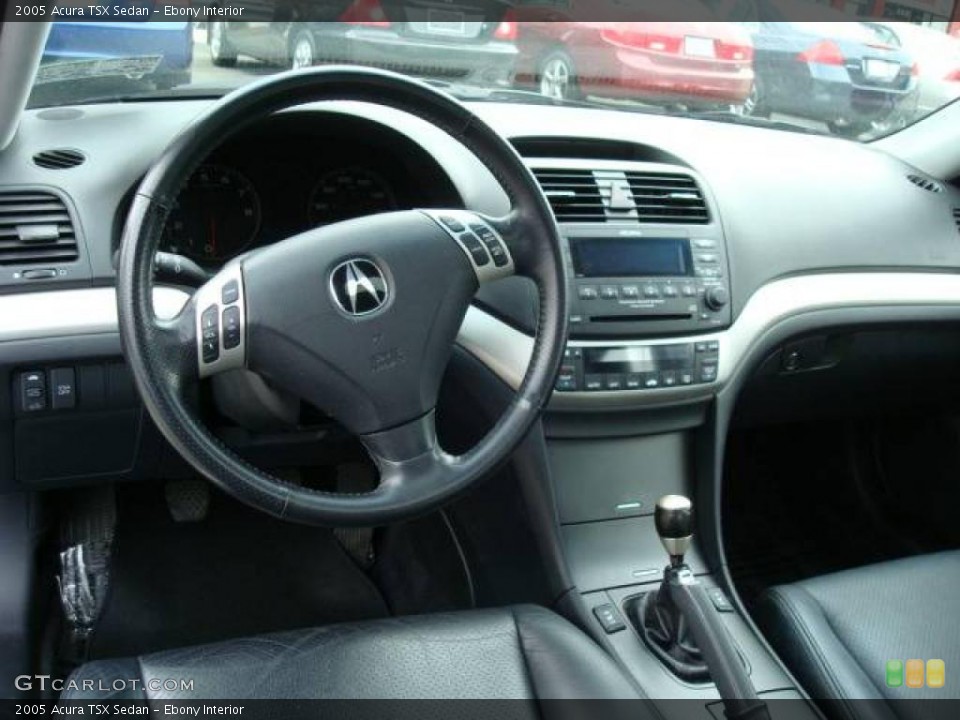 Ebony Interior Dashboard for the 2005 Acura TSX Sedan #7362516