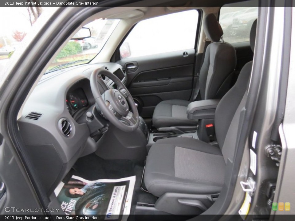 Dark Slate Gray Interior Photo for the 2013 Jeep Patriot Latitude #73625234