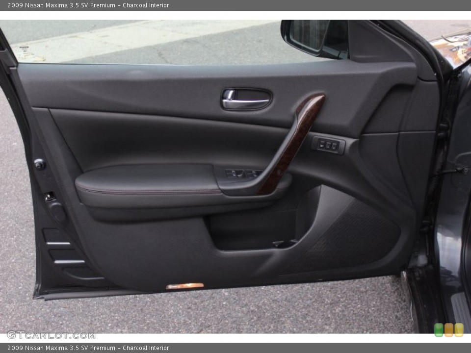 Charcoal Interior Door Panel for the 2009 Nissan Maxima 3.5 SV Premium #73625911