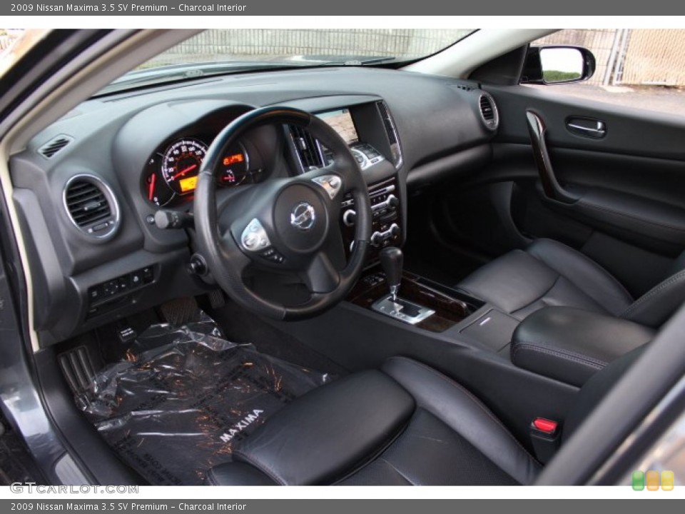 Charcoal Interior Prime Interior for the 2009 Nissan Maxima 3.5 SV Premium #73625920