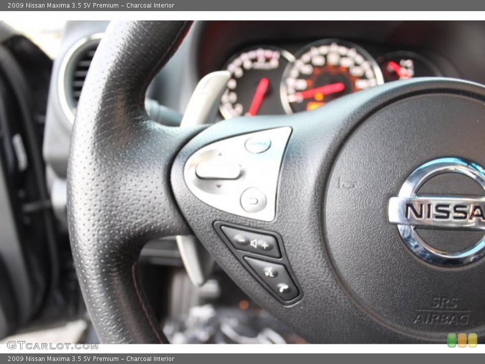 Charcoal Interior Controls for the 2009 Nissan Maxima 3.5 SV Premium #73625996