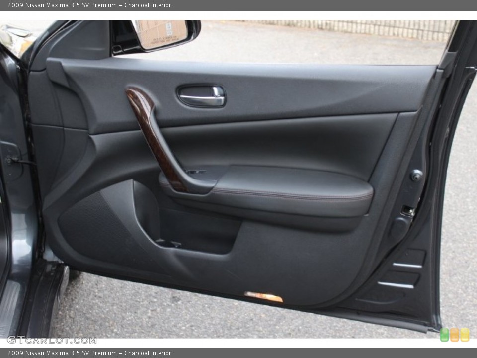 Charcoal Interior Door Panel for the 2009 Nissan Maxima 3.5 SV Premium #73626079