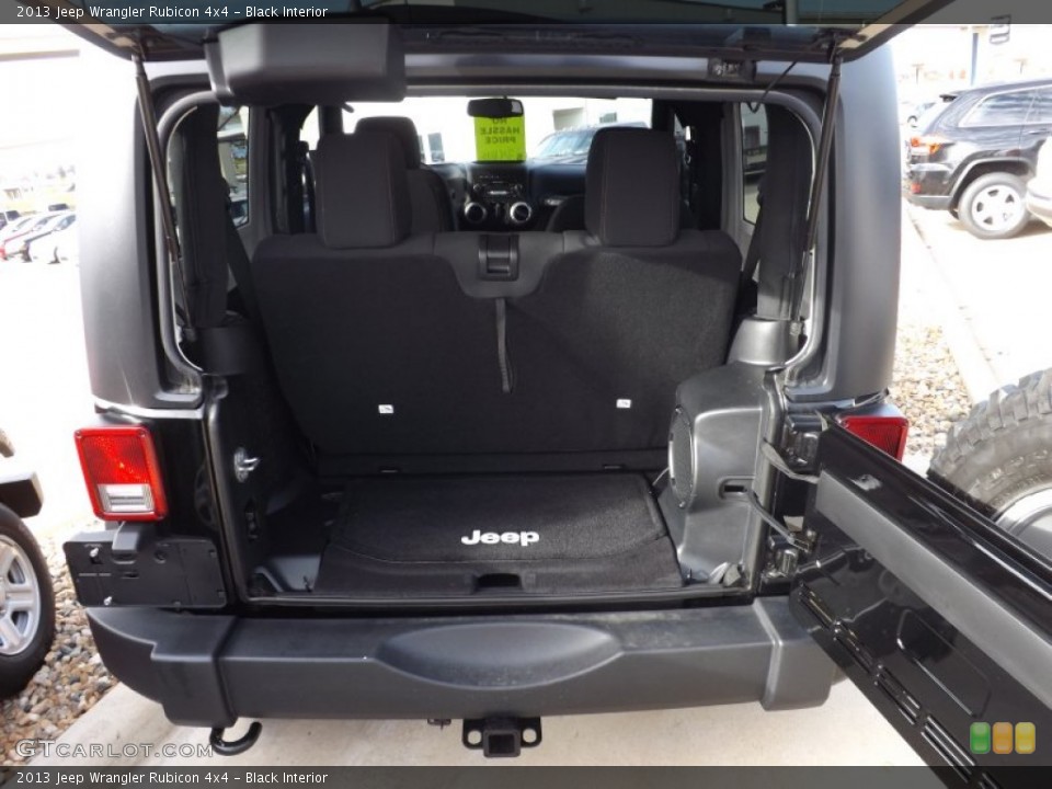 Black Interior Trunk for the 2013 Jeep Wrangler Rubicon 4x4 #73626080