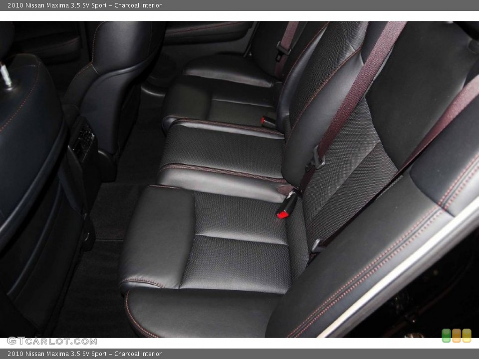 Charcoal Interior Rear Seat for the 2010 Nissan Maxima 3.5 SV Sport #73626335