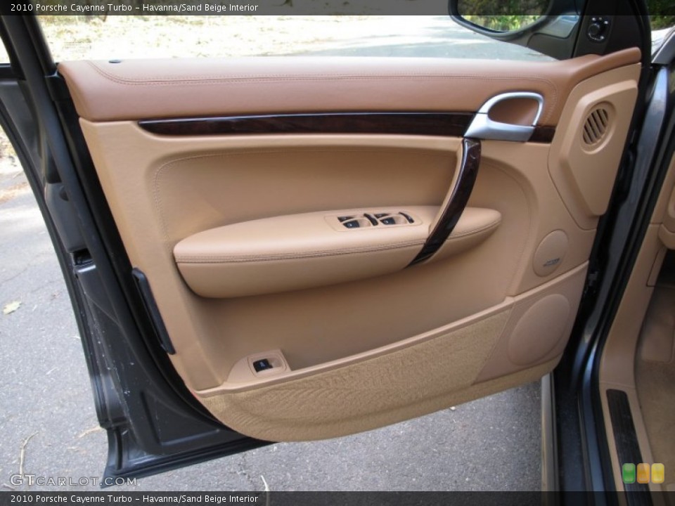 Havanna/Sand Beige Interior Door Panel for the 2010 Porsche Cayenne Turbo #73626559