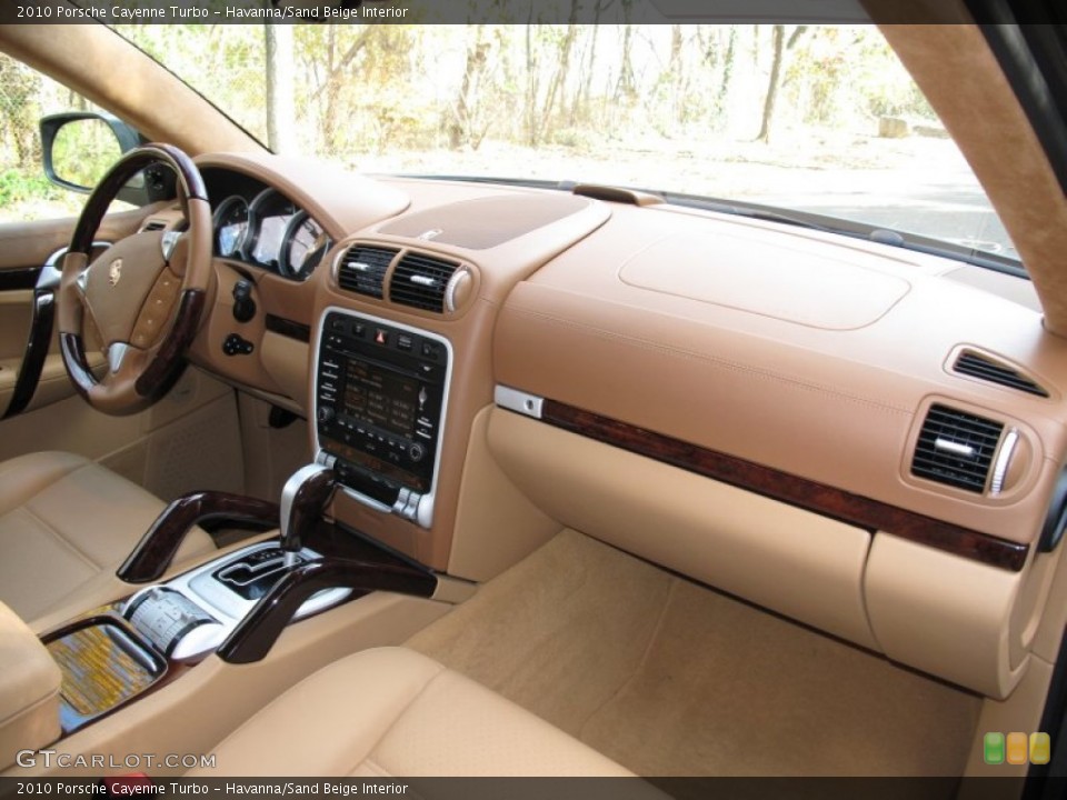 Havanna/Sand Beige Interior Dashboard for the 2010 Porsche Cayenne Turbo #73626650