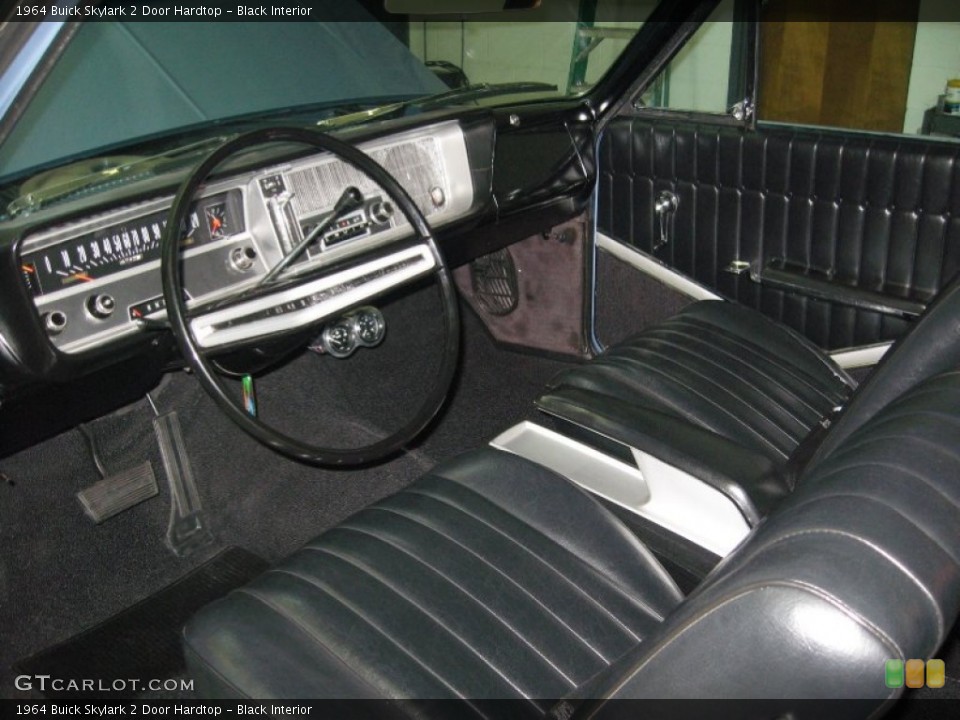Black Interior Prime Interior for the 1964 Buick Skylark 2 Door Hardtop #73626719