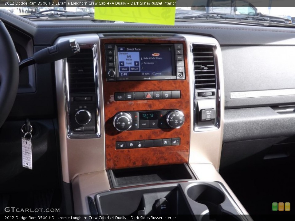 Dark Slate/Russet Interior Controls for the 2012 Dodge Ram 3500 HD Laramie Longhorn Crew Cab 4x4 Dually #73628777