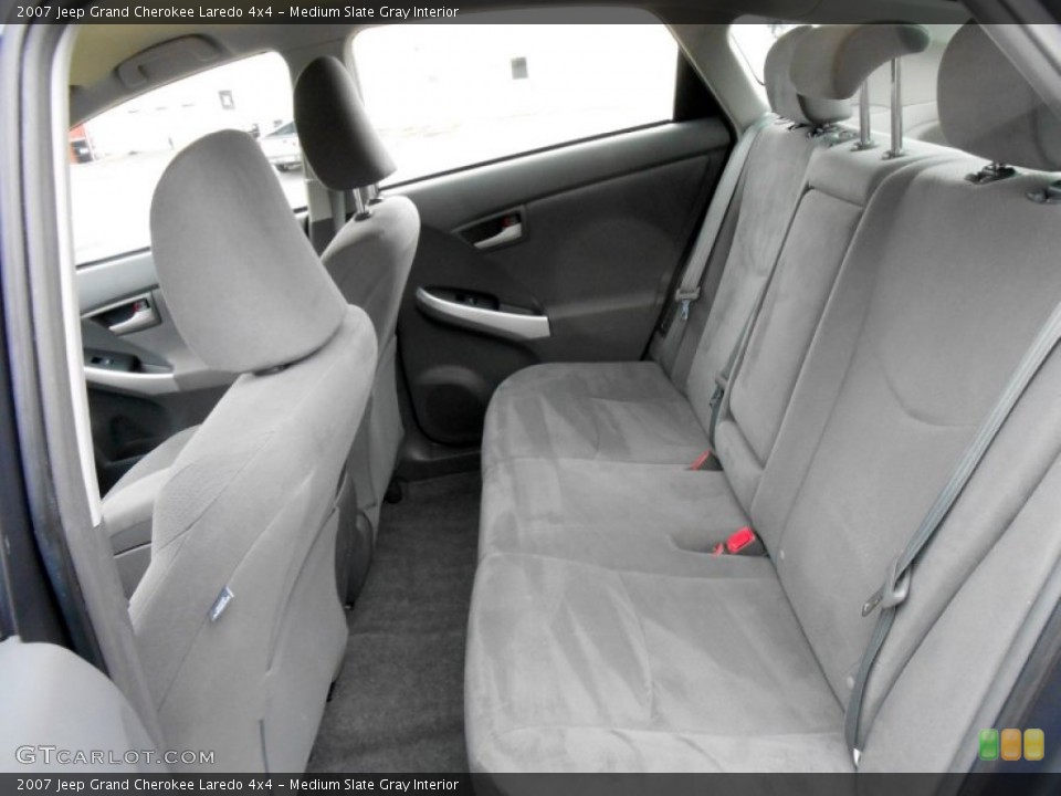 Medium Slate Gray Interior Rear Seat for the 2007 Jeep Grand Cherokee Laredo 4x4 #73629365