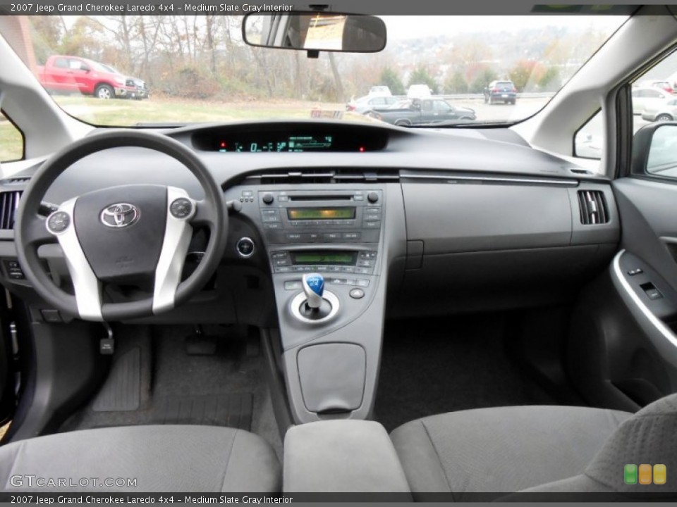 Medium Slate Gray Interior Dashboard for the 2007 Jeep Grand Cherokee Laredo 4x4 #73629374