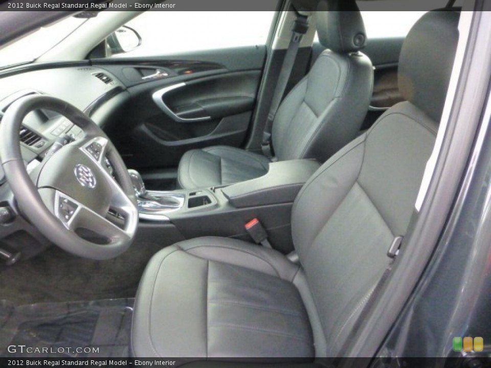 Ebony Interior Photo for the 2012 Buick Regal  #73629665