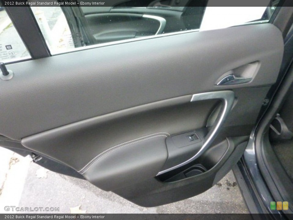 Ebony Interior Door Panel for the 2012 Buick Regal  #73629689