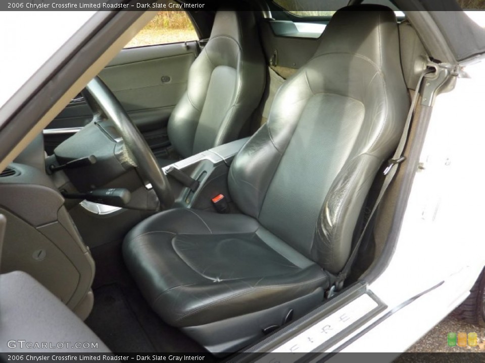 Dark Slate Gray Interior Front Seat for the 2006 Chrysler Crossfire Limited Roadster #73630247