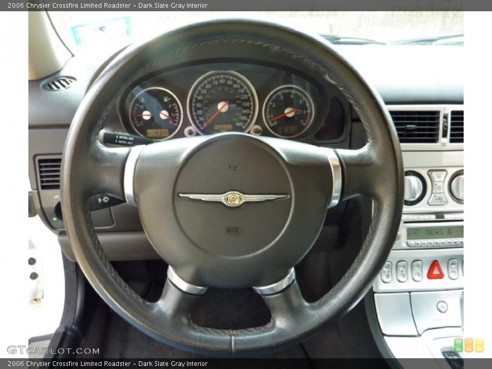 Dark Slate Gray Interior Steering Wheel for the 2006 Chrysler Crossfire Limited Roadster #73630256