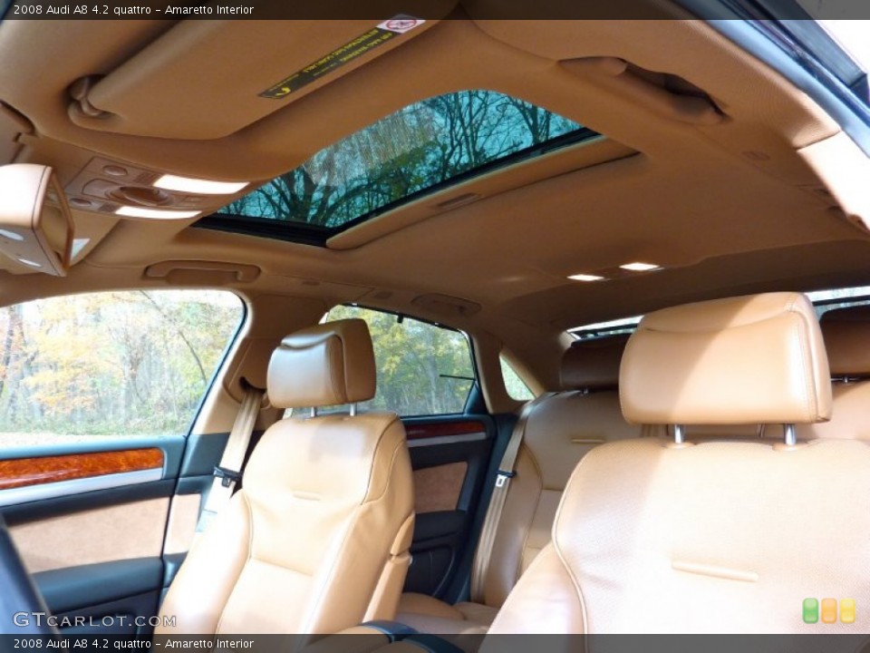 Amaretto Interior Sunroof for the 2008 Audi A8 4.2 quattro #73630535