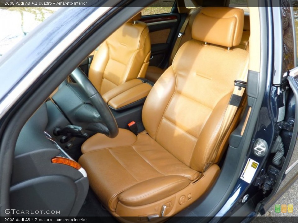 Amaretto Interior Front Seat for the 2008 Audi A8 4.2 quattro #73630543