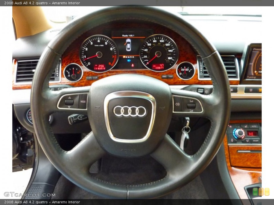 Amaretto Interior Steering Wheel for the 2008 Audi A8 4.2 quattro #73630559