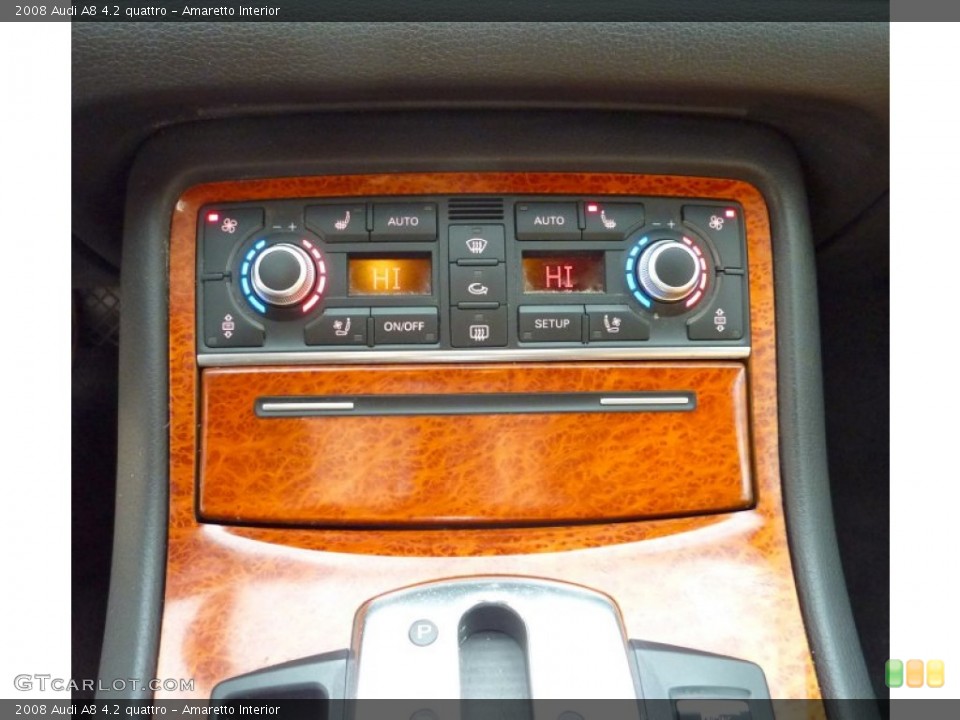 Amaretto Interior Controls for the 2008 Audi A8 4.2 quattro #73630607