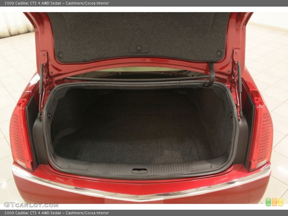 Cashmere/Cocoa Interior Trunk for the 2009 Cadillac CTS 4 AWD Sedan #73631015