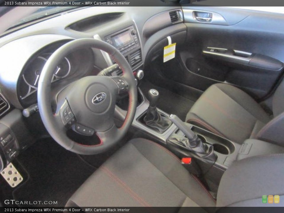 WRX Carbon Black Interior Prime Interior for the 2013 Subaru Impreza WRX Premium 4 Door #73631477