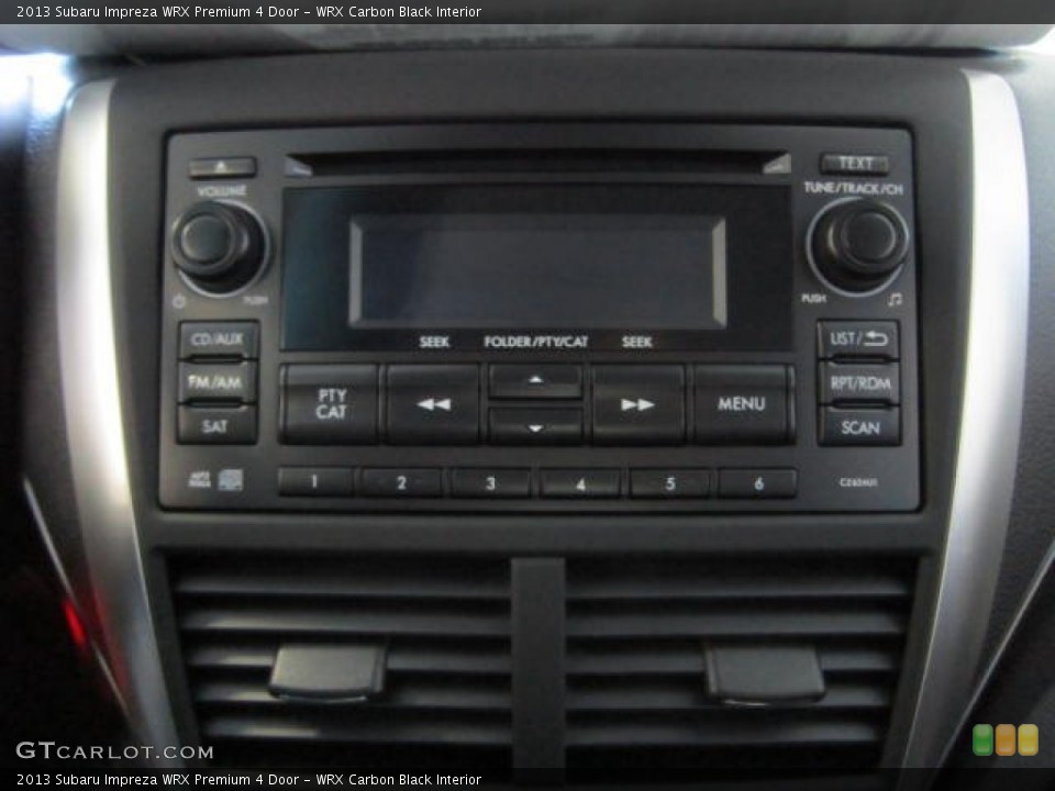 WRX Carbon Black Interior Audio System for the 2013 Subaru Impreza WRX Premium 4 Door #73631504
