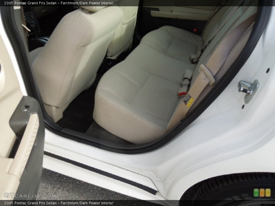 Parchment/Dark Pewter Interior Rear Seat for the 2005 Pontiac Grand Prix Sedan #73631879
