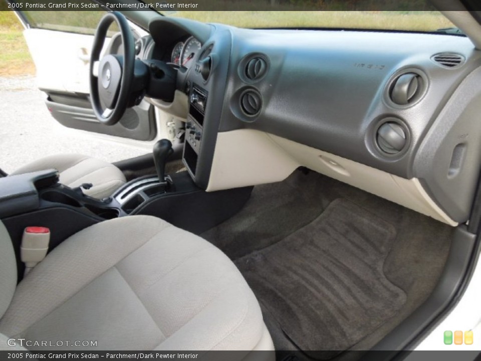 Parchment/Dark Pewter Interior Dashboard for the 2005 Pontiac Grand Prix Sedan #73631909