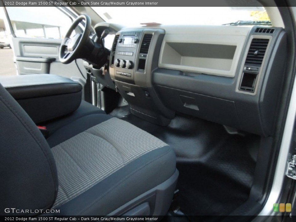 Dark Slate Gray/Medium Graystone Interior Dashboard for the 2012 Dodge Ram 1500 ST Regular Cab #73632185