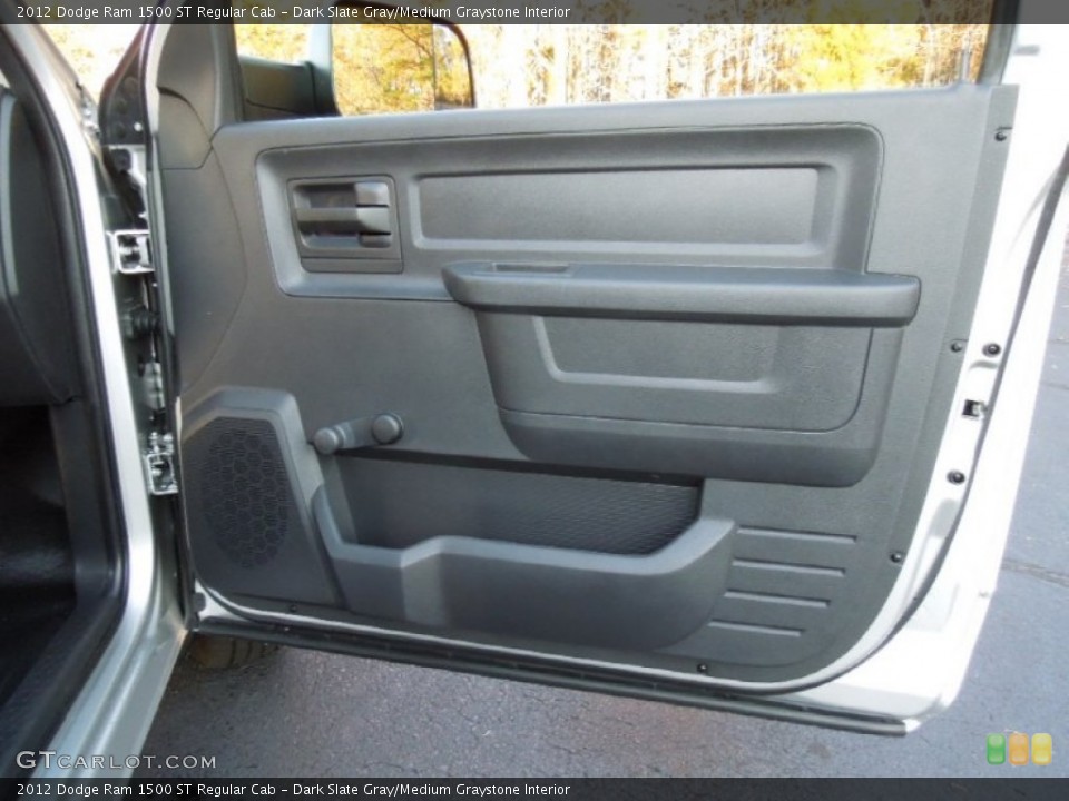 Dark Slate Gray/Medium Graystone Interior Door Panel for the 2012 Dodge Ram 1500 ST Regular Cab #73632191