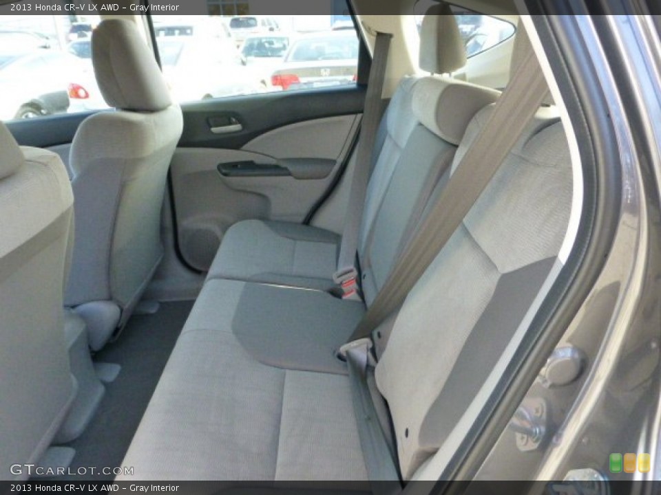 Gray Interior Rear Seat for the 2013 Honda CR-V LX AWD #73634079