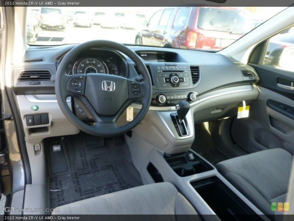 Gray Interior Prime Interior for the 2013 Honda CR-V LX AWD #73634088