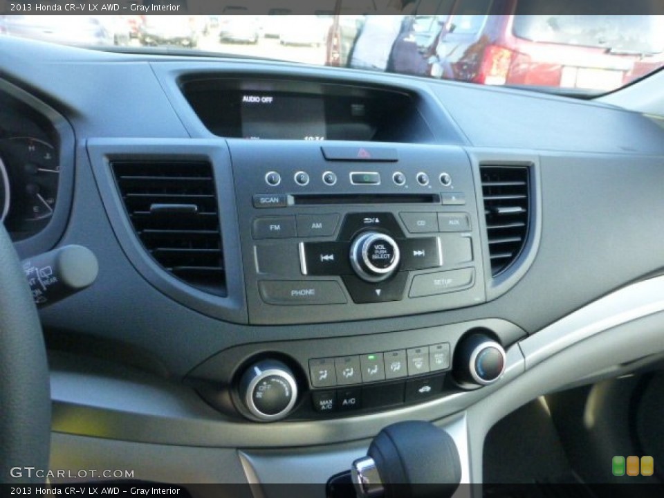 Gray Interior Controls for the 2013 Honda CR-V LX AWD #73634193