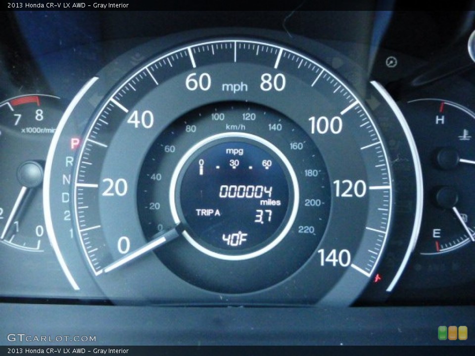 Gray Interior Gauges for the 2013 Honda CR-V LX AWD #73634214
