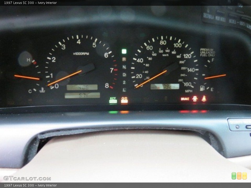 Ivory Interior Gauges for the 1997 Lexus SC 300 #73635685