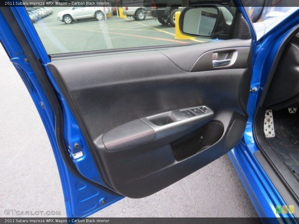 Carbon Black Interior Door Panel for the 2011 Subaru Impreza WRX Wagon #73635951