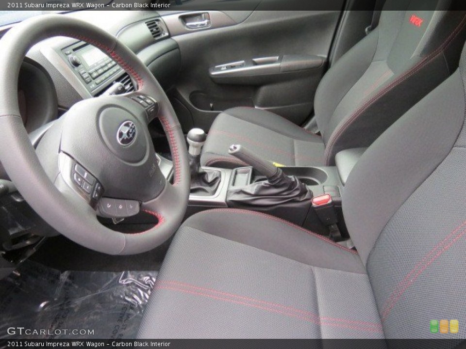 Carbon Black Interior Photo for the 2011 Subaru Impreza WRX Wagon #73635981