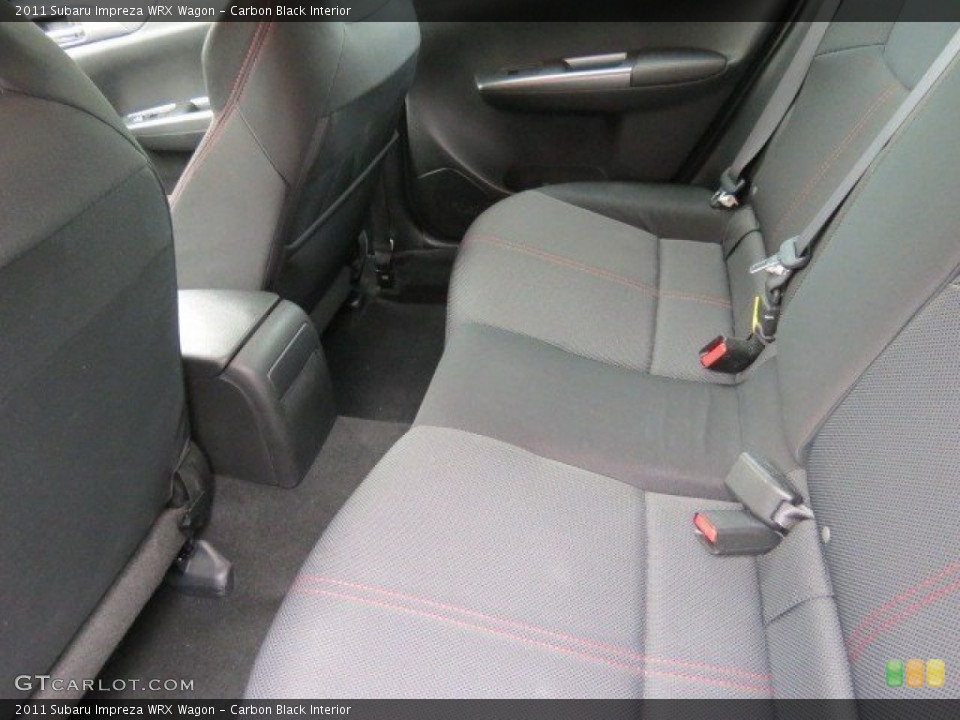 Carbon Black Interior Rear Seat for the 2011 Subaru Impreza WRX Wagon #73636002