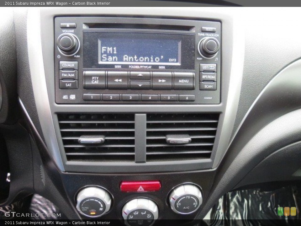 Carbon Black Interior Controls for the 2011 Subaru Impreza WRX Wagon #73636086