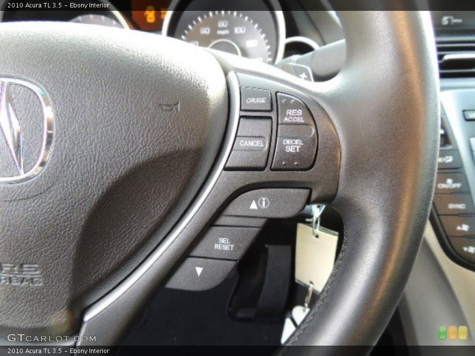 Ebony Interior Controls for the 2010 Acura TL 3.5 #73637892