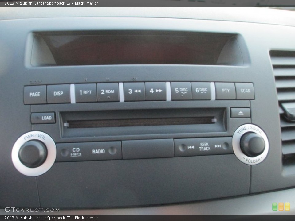 Black Interior Audio System for the 2013 Mitsubishi Lancer Sportback ES #73641395