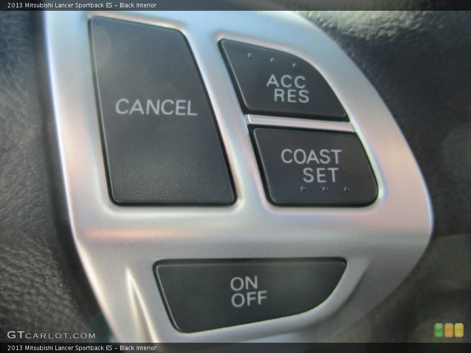 Black Interior Controls for the 2013 Mitsubishi Lancer Sportback ES #73641918
