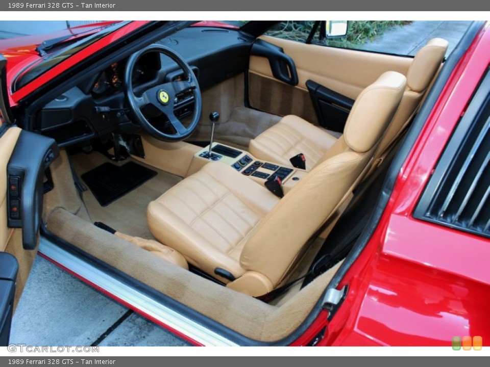 Tan Interior Prime Interior for the 1989 Ferrari 328 GTS #73643156