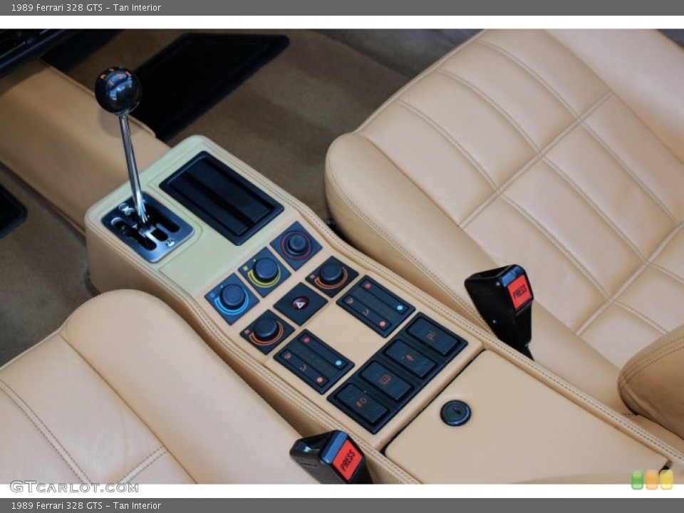 Tan Interior Controls for the 1989 Ferrari 328 GTS #73643442