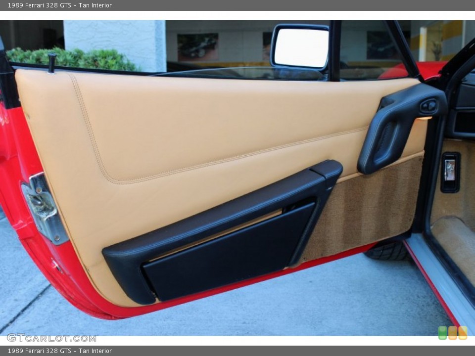 Tan Interior Door Panel for the 1989 Ferrari 328 GTS #73643511