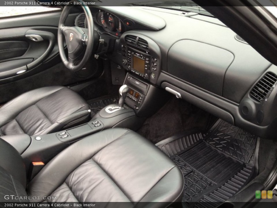 Black Interior Photo for the 2002 Porsche 911 Carrera 4 Cabriolet #73643670